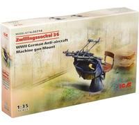 ICM35714 - ICM 1:35 - Zwillingssockel 36 WWII German AA MG Mount