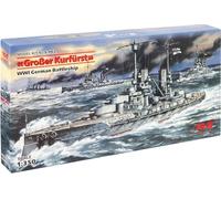 ICM 1:350 - Gro er Kurf rst WWI German Battleship