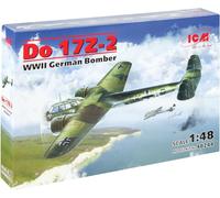 ICM Model Kit - Dornier Do 17Z-2 WWII German Bomber - 1:48 Scale - 100% New Moulds