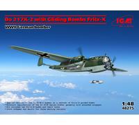 ICM Do 217K-2 with Gliding Bombs Fritz-X 1:48 Military Aircraft Model Kit