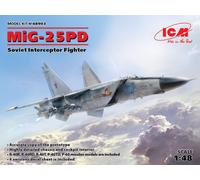 ICM 1/48 Mikoyan MiG-25PD Soviet Interceptor Fighter # 48903