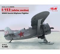 ICM 48096 1/48 WWII Soviet Biplane Fighter I -153 Plastic Model Kit
