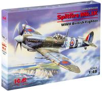 ICM 1:48 - Spitfire Mk.IX, WWII British Fighter, Grey