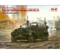ICM 1/72 (20mm) Mercedes Benz W31 Type G4 Partisanenwagen with MG34