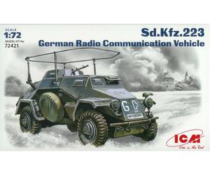 ICM 1/72 (20mm) Sd Kfz 223 Radio Communication Vehicle