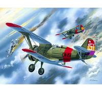 ICM 72061 Polikarpov I-15 'Chato' Spanish fighter 1:72 Aircraft Model Kit