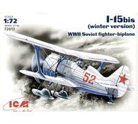 ICM 1/72 Polikarpov I-15bis Russian aircraft # 72013 - Plastic Model Kit