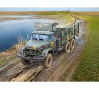 Icm 1:72 Scale Zil-131 Military Truck Model Kit With Dshkm