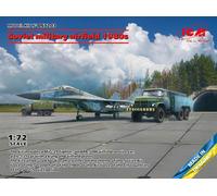 ICM ICMDS7203 Diorama 1:72-Soviet Military Airfield 1980s Scale Model Kit
