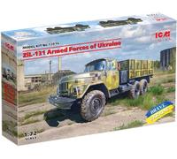 ICM Model Kit ZiL-131 Military Truck - 1:72 - Armed Forces of Ukraine - ICM72816