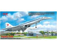 ICM 14402 Tu-144D Soviet Supersonic Passenger Aircraft Model Kit
