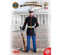 ICM 16005 U.S. Marines Sergeant 1:16 Figure Model Kit