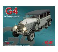 Icm 24012 - 1:24 Type G4 Soft Top WWII German Personnel Car - New