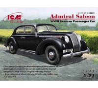 ICM 24023 Admiral Saloon WWII German Passenger Car 1:24 Car Model Kit