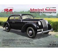 ICM 24023 Admiral Saloon WWII German Passenger Car 1:24 Car Model Kit