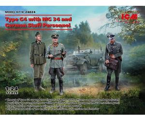 ICM 24024 1:24th scale Type G4 with MG 34 and German Staff Personnel