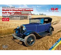 ICM 24050 Model A Phaeton Soft Top (1930's) 1:24 PLASTIC MODEL KIT