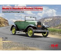 ICM 1/24 Model A Standard Phaeton (1930s) American Passenger Car # 24051