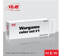 ICM 3076 Wargame Colour Set 1 Model Acrylic Paint Set