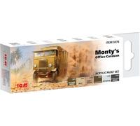 ICM - Acrylic Paint Set For Monty's Office Caravan |icm|3078| Model Char Promo
