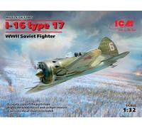 ICM Aircraft Model Kit - Polikarpov I-16 Type 17 - WWII Soviet Fighter 1:32