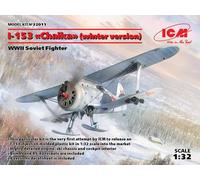 ICM 32011 Polikarpov I-153 Soviet winter version on skis 1:32 Aircraft Model Kit