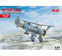 ICM 32015 1/32 Henschel Hs 123A-1 (Late) WWII German Attack Aircraft Model Kit