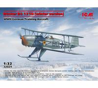 ICM 32029 Bücker Bü 131D Winter Version WWII German Training Aircraft