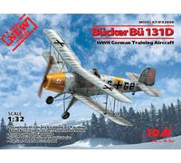 ICM 1:32 - Bucker Bu 131D, WWII German Training Aircraft