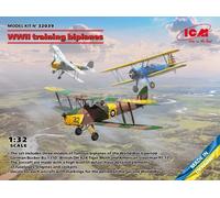 Icm 32039 1/32 Wwii Training Biplanes (Bucker Bu 131D, Dh.82A Tiger Moth, Stearm