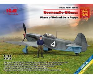 ICM 32093 1:32nd scale Yak-9T Plane of Roland de la Poype