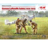 Icm 32103 1/32 German Luftwaffe Cadets (1939-1945) (3 Figures) (100% New Molds)