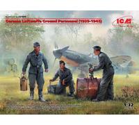 ICM 32109 German Luftwaffe Ground Personnel 1:32 Figure Model Kit