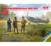 Icm 32117 1/32 Pilots of the Soviet Air Force 1943-1945 (100% New Molds)