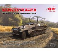 ICM 35102 Sd.Kfz.251/6 Ausf.A WWII 1:35 Military Vehicle Model Kit