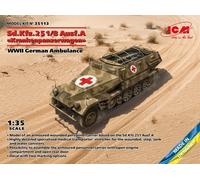 ICM 1:35 - Sd.Kfz.251/8 Ausf.A Krankenpanzerwagen Ambulance Model kit, ICM35113