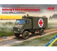 ICM Plastic Model Kit Unimog S 404 German Military Ambulance 1:35 scale (35138)