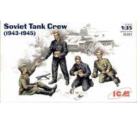 ICM35351 - ICM 1:35 - Soviet Tank Crew (1943-1945) 4 Figs