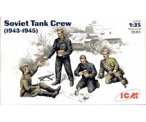 ICM 35351 Soviet tank crew 1943-1945 1:35 Figure Model Kit