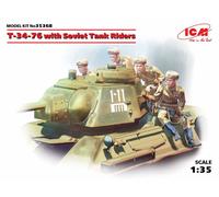ICM35368 - ICM 1:35 - T-34-76 with Soviet Tank Riders