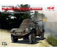 Icm 35375 1/35 Panhard 178 Amd-35 Command, Wwii French Armoured Vehicle