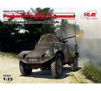 Icm 35375 1/35 Panhard 178 Amd-35 Command, Wwii French Armoured Vehicle