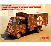 ICM 35417 Renault Lastkraftwagen 3,5t AHN 1:35 Military Vehicle Model Kit