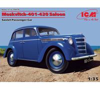 ICM Model Kit Moskvitch-401-420 Saloon 1:35 Scale Soviet Passenger Car