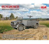 ICM 1:35 Kfz.70 with MG 34 WWII German Military Vehicle