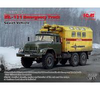 ICM ICM35518 1:35-ZiL-131 Emergency Soviet Vehicle,black