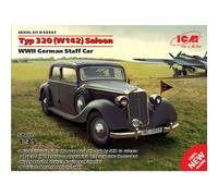 ICM ICM35537 Mercedes-Benz 1:35-Typ 320 (W142) Saloon, WWII German Staff Car