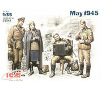ICM 35541 1:35 May 1945 (4 figures - 1 officer 2 soldiers 1 military servicewoma