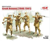 Icm 35562 - 1:35 Greek Evzones (1940-1941) (4 Figures) - New