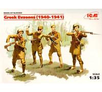 ICM Model Kit 1:35 Greek Evzones (1940-1941) - 4 Figures - New